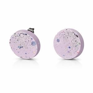 Halványlila, csillogó fülbevalók, Esküvő, Ékszer, Fülbevaló, Mindenmás, MESKA