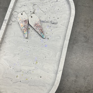 Ékszertartó, márványos-csillámos - Meska.hu