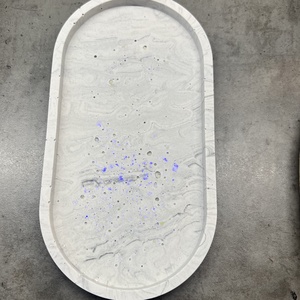 Ékszertartó, márványos-csillámos - ékszer - ékszertartó - ékszertartó tál - Meska.hu