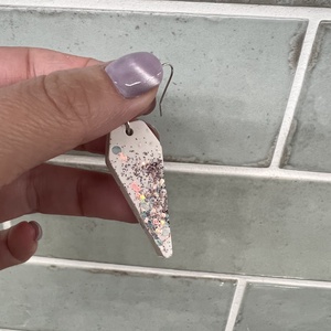 Csillámvarázs fülbevalók - esküvő - ékszer - fülbevaló - Meska.hu