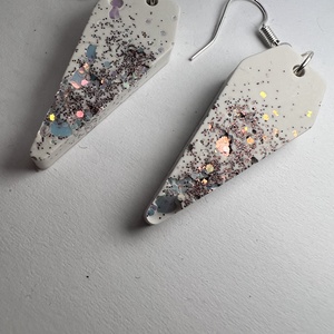 Csillámvarázs fülbevalók - esküvő - ékszer - fülbevaló - Meska.hu