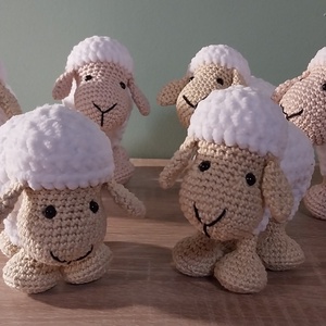 Amigurumi bari - játék & sport - plüssállat & játékfigura - plüss bárány - Meska.hu