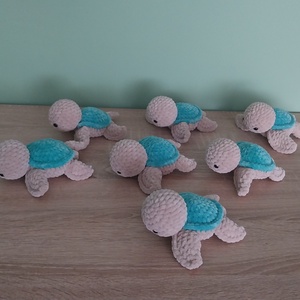 Amigurumi teknős - játék & sport - plüssállat & játékfigura - más figura - Meska.hu