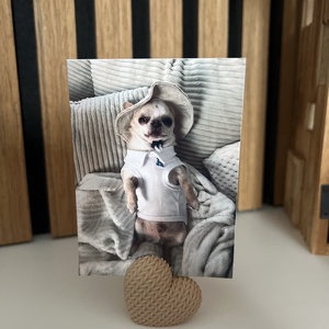 Szív alakú 3D nyomtatott képtartó - Meska.hu