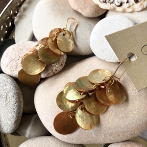 Andrassy Couture kagyló fülbevaló, Ékszer, Fülbevaló, Csillár fülbevaló, Ékszerkészítés, MESKA