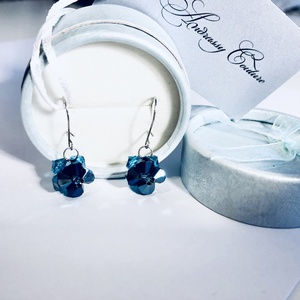 Andrassy Couture Swarovski fülbevaló ékszerdobozban - ékszer - fülbevaló - lógó fülbevaló - Meska.hu