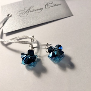 Andrassy Couture Swarovski fülbevaló ékszerdobozban - ékszer - fülbevaló - lógó fülbevaló - Meska.hu