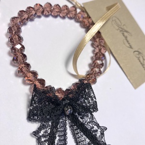 Andrassy Couture masnis cseh kristály karkötő , Ékszer, Karkötő, Karkötő medállal, Ékszerkészítés, MESKA