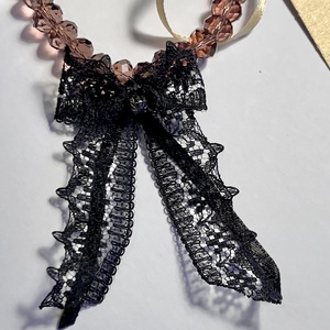 Andrassy Couture masnis cseh kristály karkötő  - ékszer - karkötő - karkötő medállal - Meska.hu