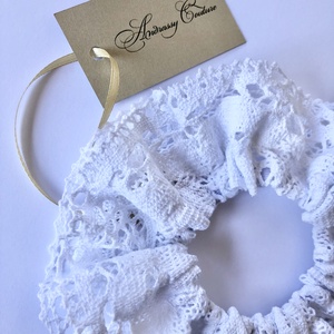 Andrassy Couture pamut csipke hajgumi, Ruha & Divat, Hajdísz & Hajcsat, Hajgumi, Varrás, MESKA