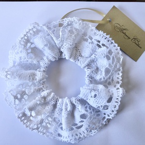 Andrassy Couture pamut csipke hajgumi - ruha & divat - hajdísz & hajcsat - hajgumi - Meska.hu