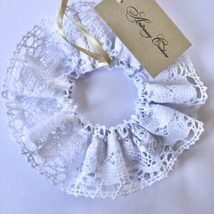 Andrassy Couture pamut csipke hajgumi - ruha & divat - hajdísz & hajcsat - hajgumi - Meska.hu