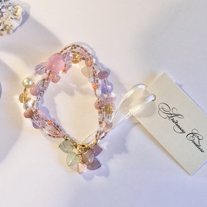 Andrassy Couture gyöngyös karkötő , Ékszer, Karkötő, Karkötő medállal, Ékszerkészítés, MESKA