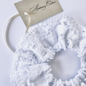 Andrassy Couture pamut csipke hajgumi - ruha & divat - hajdísz & hajcsat - hajgumi - Meska.hu