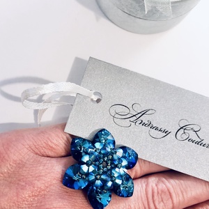 Andrassy Couture Swarovski gyűrű ékszerdobozban - ékszer - gyűrű - figurális gyűrű - Meska.hu