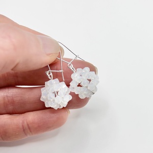 Andrassy Couture Swarovski golyó fülbevaló  - ékszer - fülbevaló - lógó fülbevaló - Meska.hu