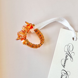 Andrassy Couture Naplemente Swarovski gyűrű  - ékszer - gyűrű - figurális gyűrű - Meska.hu