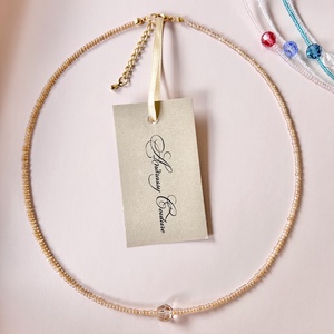 Andrassy Couture Swarovski bogyó egysoros gyöngy nyaklánc több színben  - ékszer - nyaklánc - gyöngyös nyaklánc - Meska.hu