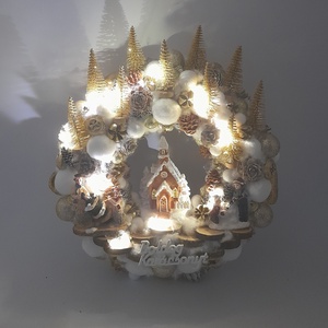 Mesebeli Karácsonyi Ajtódísz - karácsony - adventi díszek - adventi ajtódísz - Meska.hu