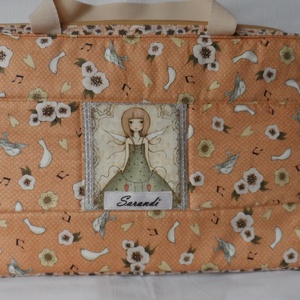 Mirabelle narancs laptoptartó. - Meska.hu