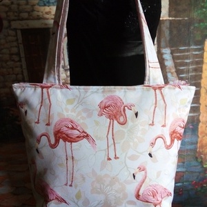 Flamingós táska.KIÁRÚSÍTÁS! - Meska.hu