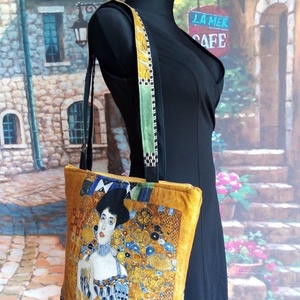 Gustav Klimt női arcképes táska.KIÁRÚSÍTÁS! - táska & tok - kézitáska & válltáska - válltáska - Meska.hu Gustav Klimt női arcképes táska.KIÁRÚSÍTÁS! - táska & tok - kézitáska & válltáska - válltáska - Meska.hu