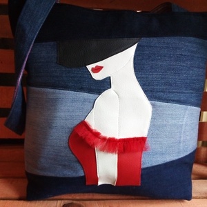 Nőcis farmer táska.KIÁRÚSÍTÁS! - Meska.hu