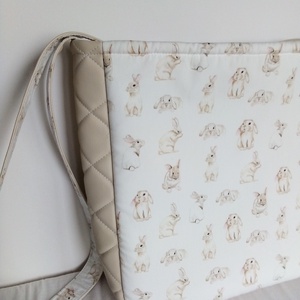 Beige nyuszistáska 3 - táska & tok - kézitáska & válltáska - vállon átvethető táska - Meska.hu