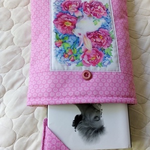 Nyuszis könyvtartó,telefontartó szett - könyv & zene - könyvtok - Meska.hu