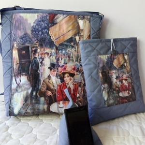 Szürke romantikus könyvtartó,telefontartó szett - könyv & zene - könyvtok - Meska.hu Szürke romantikus könyvtartó,telefontartó szett - könyv & zene - könyvtok - Meska.hu