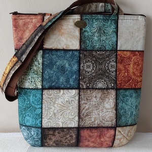Pachwork jellegű táska, Táska & Tok, Kézitáska & válltáska, Válltáska, Varrás, MESKA