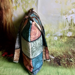 Pachwork jellegű táska - táska & tok - kézitáska & válltáska - válltáska - Meska.hu