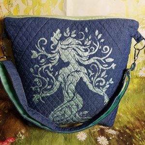 Seppelt farmertáska, Táska & Tok, Kézitáska & válltáska, Vállon átvethető táska, Varrás, MESKA