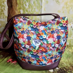 Quillingmintás táska, Táska & Tok, Kézitáska & válltáska, Válltáska, Varrás, MESKA