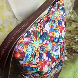 Quillingmintás táska - táska & tok - kézitáska & válltáska - válltáska - Meska.hu