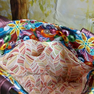 Quillingmintás táska - táska & tok - kézitáska & válltáska - válltáska - Meska.hu