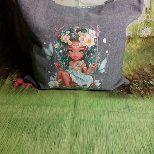 Táska,szatyor zöldtündér - táska & tok - bevásárlás & shopper táska - shopper, textiltáska, szatyor - Meska.hu