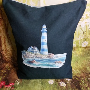 Világítótornyos táska szatyor, Táska & Tok, Kézitáska & válltáska, Válltáska, Varrás, MESKA