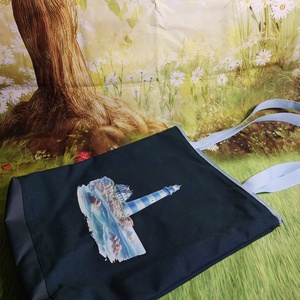 Világítótornyos táska szatyor - táska & tok - kézitáska & válltáska - válltáska - Meska.hu