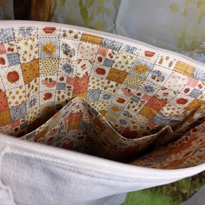 Varrógépes szövet táska - táska & tok - kézitáska & válltáska - válltáska - Meska.hu