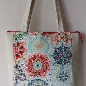 Mandala táska, Táska & Tok, Kézitáska & válltáska, Válltáska, Varrás, MESKA
