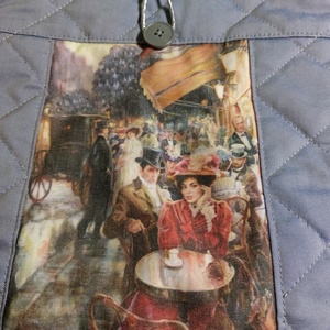 Szürke romantikus könyvtartó,telefontartó szett - könyv & zene - könyvtok - Meska.hu