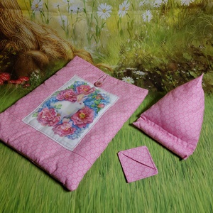 Nyuszis könyvtartó,telefontartó szett, Könyv & Zene, Könyvtok, Varrás, MESKA