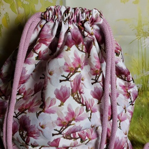 Mangóliás hátizsák - táska & tok - hátizsák - tornazsák, gymbag - Meska.hu