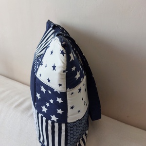 Kék pachwork táska - táska & tok - kézitáska & válltáska - válltáska - Meska.hu