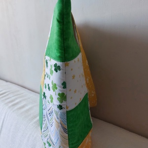 Sárga-zöld pachwork táska - táska & tok - kézitáska & válltáska - válltáska - Meska.hu