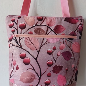 Bogyós-leveles2 táska - táska & tok - kézitáska & válltáska - válltáska - Meska.hu