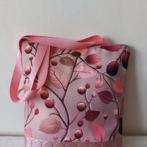 Bogyós-leveles2 táska - táska & tok - kézitáska & válltáska - válltáska - Meska.hu