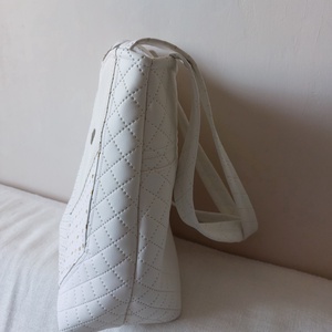 Fehér-arany csinitáska - táska & tok - kézitáska & válltáska - válltáska - Meska.hu