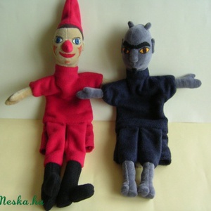 Vitéz L. és az Ördög,  kézbábok -  - Meska.hu